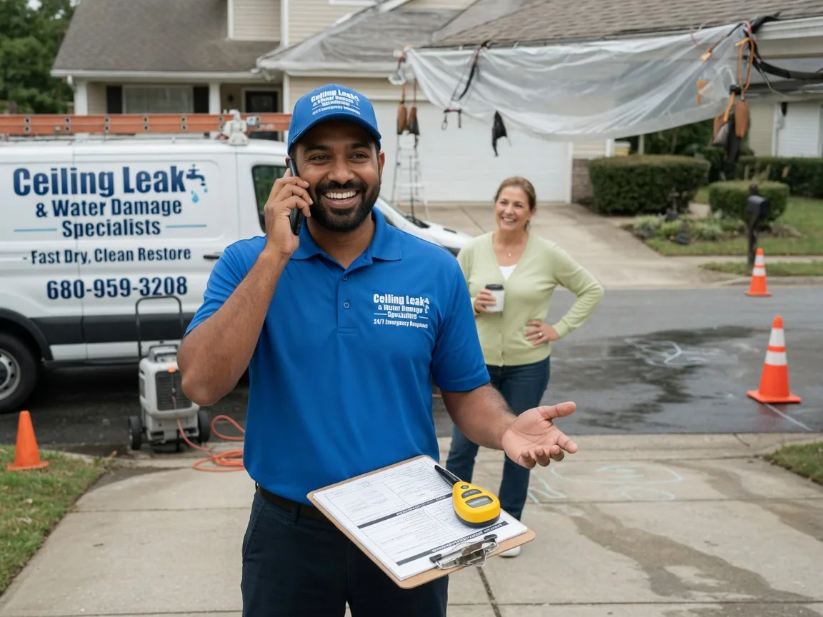 Ceiling Leak Cleanup Toston, MT FAQs